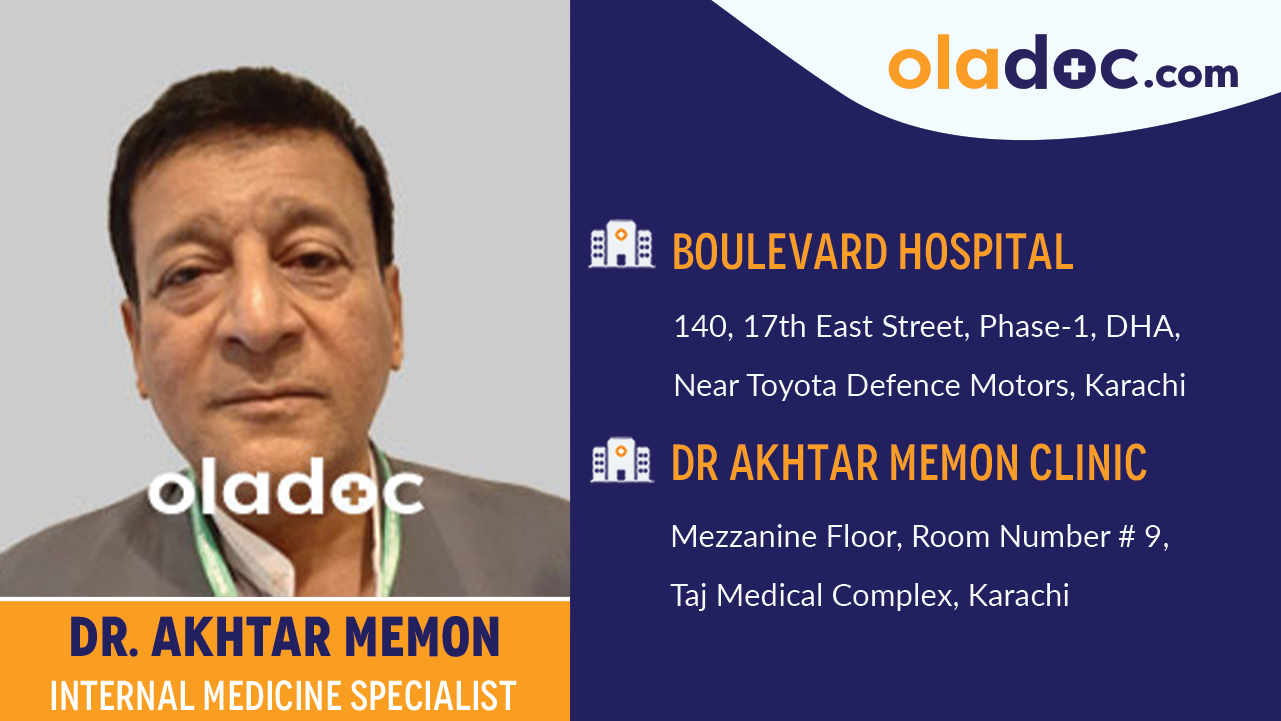 Dr. Akhtar Memon General Physician at Dr Akhtar Memon Clinic